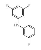 3,5-difluoro-N-(3-fluorophenyl)aniline结构式