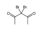 3,3-dibromopentane-2,4-dione结构式