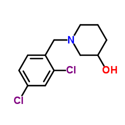 1-(2,4-Dichlorobenzyl)-3-piperidinol structure