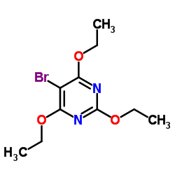 5-Bromo-2,4,6-triethoxypyrimidine Structure