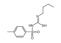 1-butyl-3-(4-methylphenyl)sulfonylthiourea结构式