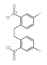 Benzene,1,1'-(1,2-ethanediyl)bis[4-fluoro-2-nitro-结构式