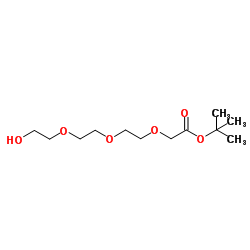 Hydroxy-PEG3-CH2-Boc Structure