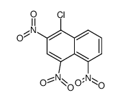 1-chloro-2,4,5-trinitronaphthalene结构式