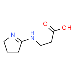 N-(3,4-Dihydro-2H-pyrrol-5-yl)-beta-alanine结构式