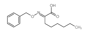 Octanoic acid,2-[(phenylmethoxy)imino]- Structure