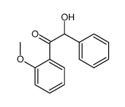 2-hydroxy-1-(2-methoxyphenyl)-2-phenylethanone结构式