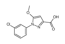 3-carboxy-1-(3-chlorophenyl)-5-methoxypyrazole picture