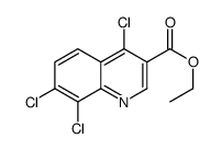 4,7,8-Trichloroquinoline-3-carboxylic acid ethyl ester picture