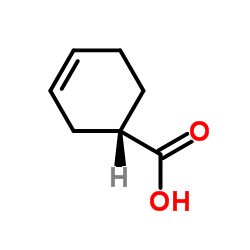 (S)-(-)-3-Cyclohexenecarboxylic acid Structure