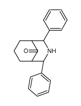 2,4-diphenyl-3-azabicyclo[3.3.1]nonan-9-one Structure