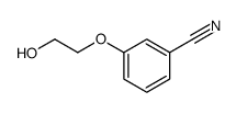 3-(2-hydroxyethoxy)benzonitrile Structure