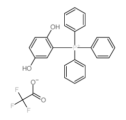 (2,5-dihydroxyphenyl)-triphenyl-phosphanium; 2,2,2-trifluoroacetic acid picture