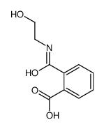 2-(2-hydroxyethylcarbamoyl)benzoic acid Structure