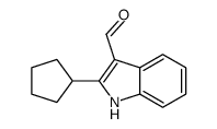 1H-Indole-3-carboxaldehyde,2-cyclopentyl-(9CI)结构式