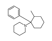 1-(1-phenyl-2-methylcyclohexyl)piperidine结构式