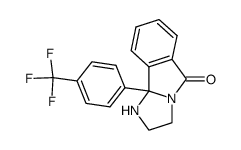 9b-(4-trifluoromethyl-phenyl)-1,2,3,9b-tetrahydro-imidazo[2,1-a]isoindol-5-one结构式