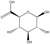 Beta-D-glucopyranosiduronic acid结构式