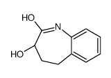 (R)-3-HYDROXY-1,3,4,5-TETRAHYDRO-BENZO[B]AZEPIN-2-ONE结构式