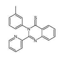 3-(3-methylphenyl)-2-pyridin-2-ylquinazoline-4-thione Structure