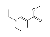 methyl 3-(diethylamino)-2-methylprop-2-enoate Structure