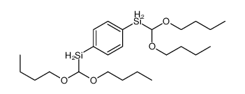 dibutoxymethyl-[4-(dibutoxymethylsilyl)phenyl]silane结构式