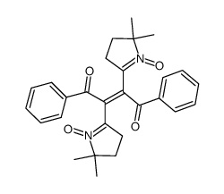 2,3-bis-(5,5-dimethyl-1-oxy-4,5-dihydro-3H-pyrrol-2-yl)-1,4-diphenyl-but-2-ene-1,4-dione Structure