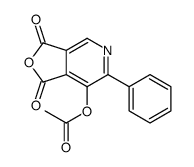 (1,3-dioxo-6-phenylfuro[3,4-c]pyridin-7-yl) acetate结构式