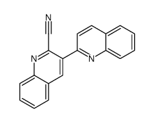 3-quinolin-2-ylquinoline-2-carbonitrile结构式