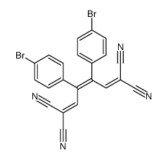 3,4-bis(4-bromophenyl)hexa-1,3,5-triene-1,1,6,6-tetracarbonitrile Structure