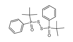 Bis[tert-Butyl(phenyl)phosphinoyl]-disulfid Structure