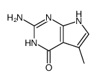 2-amino-4-oxo-5-methyl-3,7-dihydro-4H-pyrrolo[2,3-d]pyrimidine structure