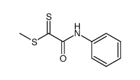 2-(methylsulfanyl)-N-phenyl-2-sulfanylideneacetamide结构式