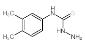 1-amino-3-(3,4-dimethylphenyl)thiourea Structure