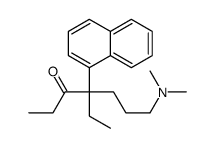 7-(Dimethylamino)-4-ethyl-4-(1-naphthalenyl)-3-heptanone Structure