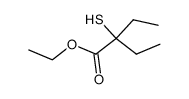 ETHYL 2-ETHYL-2-MERCAPTOBUTANOATE Structure