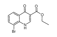 8-Bromo-4-oxo-1,4-dihydro-quinoline-3-carboxylic acid ethyl ester图片