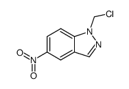 1-Chlormethyl-5-nitroindazol Structure