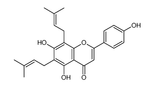 6,8-di-C-prenylapigenin Structure