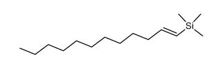 (E)-1-(trimethylsilyl)dodec-1-ene Structure