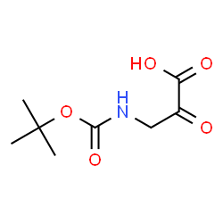 Propanoic acid, 3-[[(1,1-dimethylethoxy)carbonyl]amino]-2-oxo- (9CI) Structure