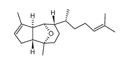 (3aR,8aS)-7β-[(R)-1,5-Dimethyl-4-hexenyl]-3,3a,4,5,6,7,8,8a-octahydro-1,4-dimethyl-4β,8β-epoxyazulene结构式