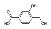 3-Hydroxy-4-(hydroxymethyl)benzoic acid structure