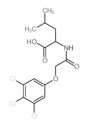 4-methyl-2-[[2-(3,4,5-trichlorophenoxy)acetyl]amino]pentanoic acid picture