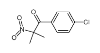 α-nitro-p-chloroisobutyrophenone结构式