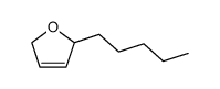 2,5-dihydro-2-pentylfuran Structure