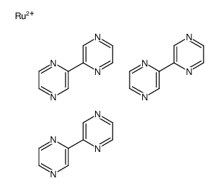 2-pyrazin-2-ylpyrazine,ruthenium(2+)结构式