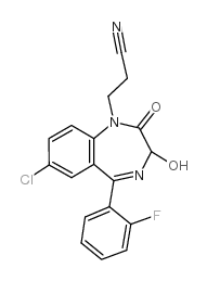 西诺西泮结构式