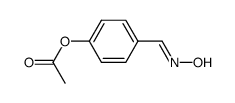 4-O-acetylbenzaldehyde oxime Structure