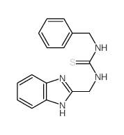 Thiourea,N-(1H-benzimidazol-2-ylmethyl)-N'-(phenylmethyl)- Structure